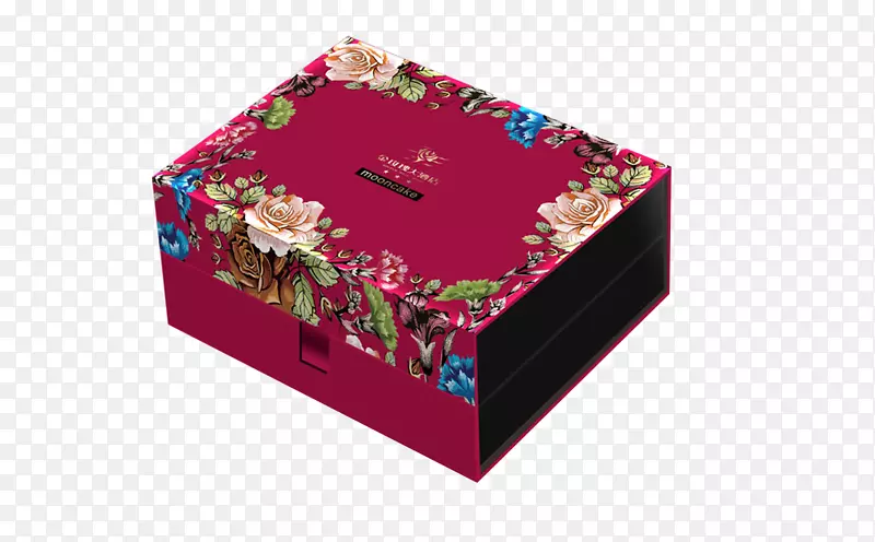 中秋节包装和标签月饼盒-浮动月饼盒