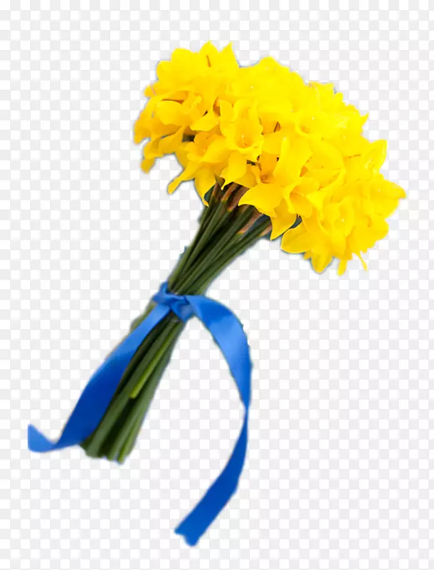 花型黄色花束-明亮的黄色花束