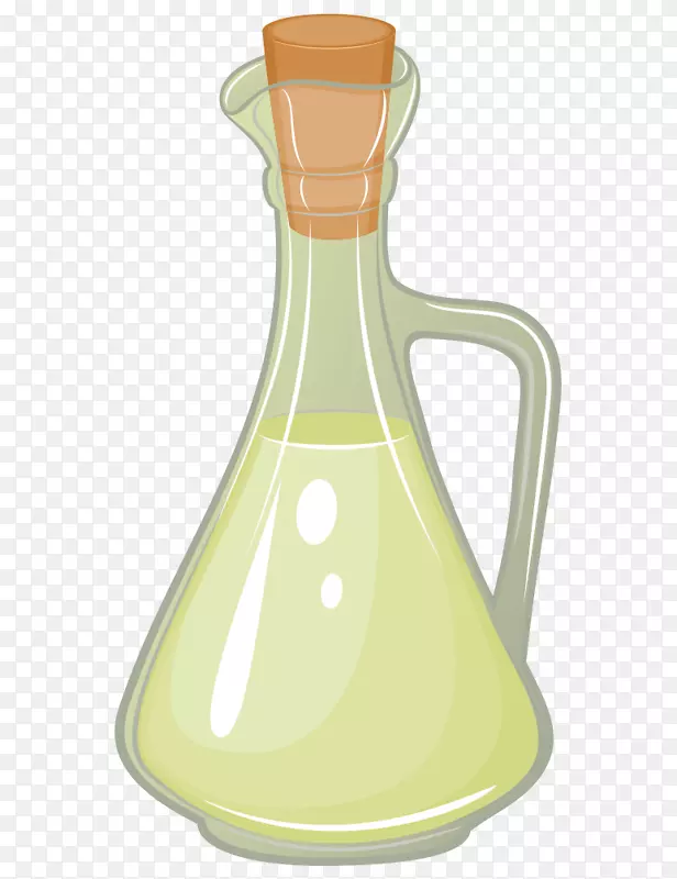 玻璃瓶下载-水玻璃水瓶安装手绘卡通