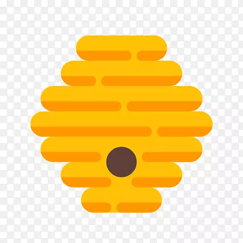 西方蜜蜂黄蜂蜂巢-黄色蜂巢