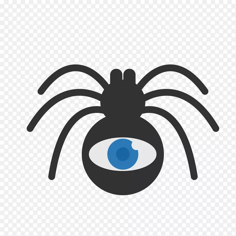 蜘蛛ICO图标-黑蜘蛛