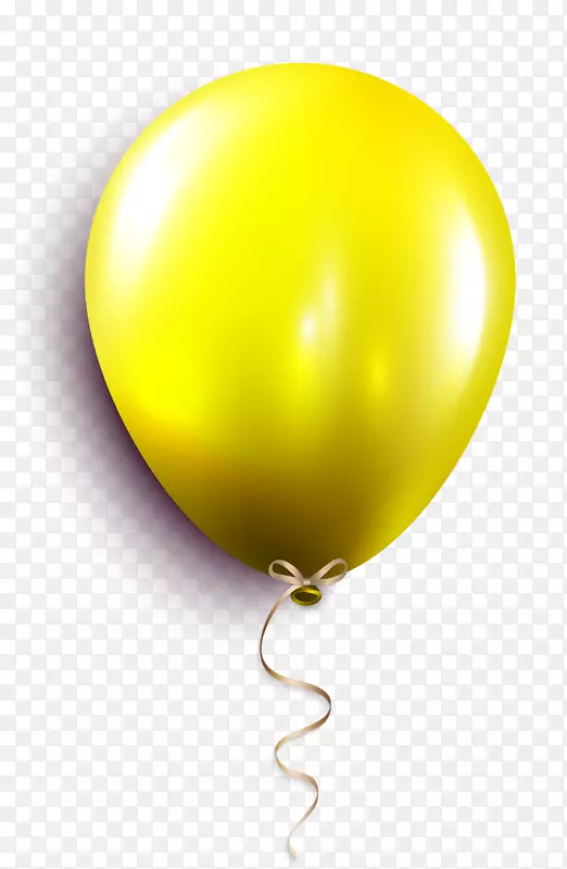 黄色气球-小脆黄色气球
