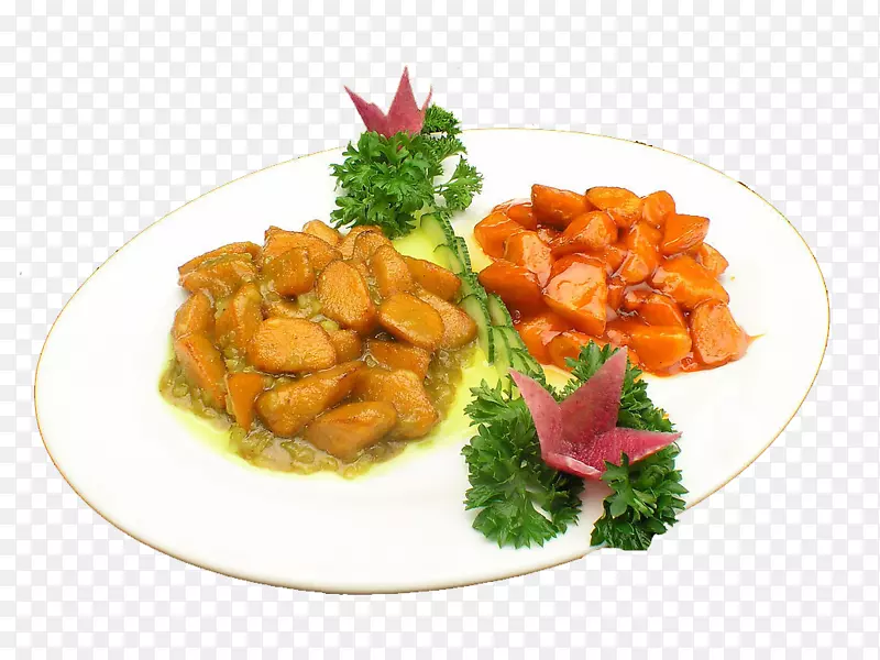 素菜、菜、亚洲菜-双味南瓜