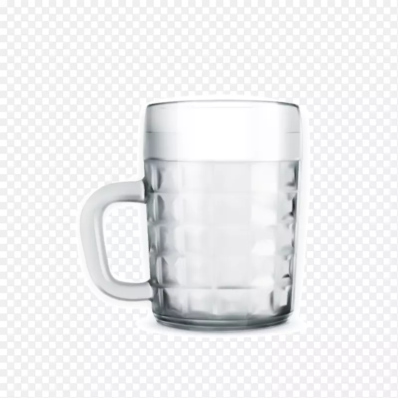 玻璃咖啡杯透明半透明啤酒杯
