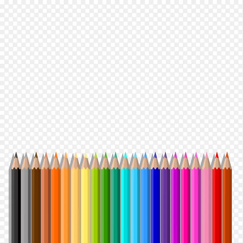 彩色蜡笔-彩色铅笔