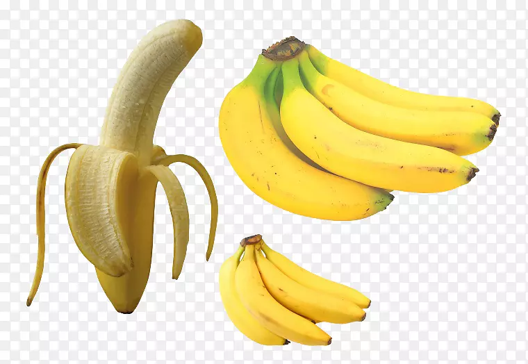 香蕉皮食品剪贴画-剥香蕉