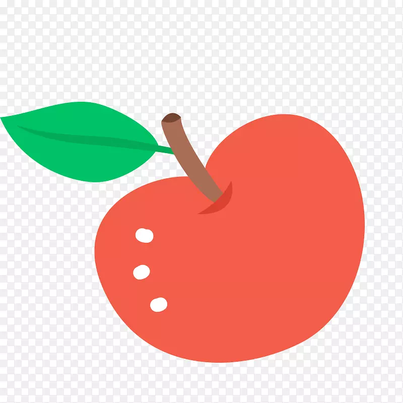 水果苹果剪贴画-卡通苹果