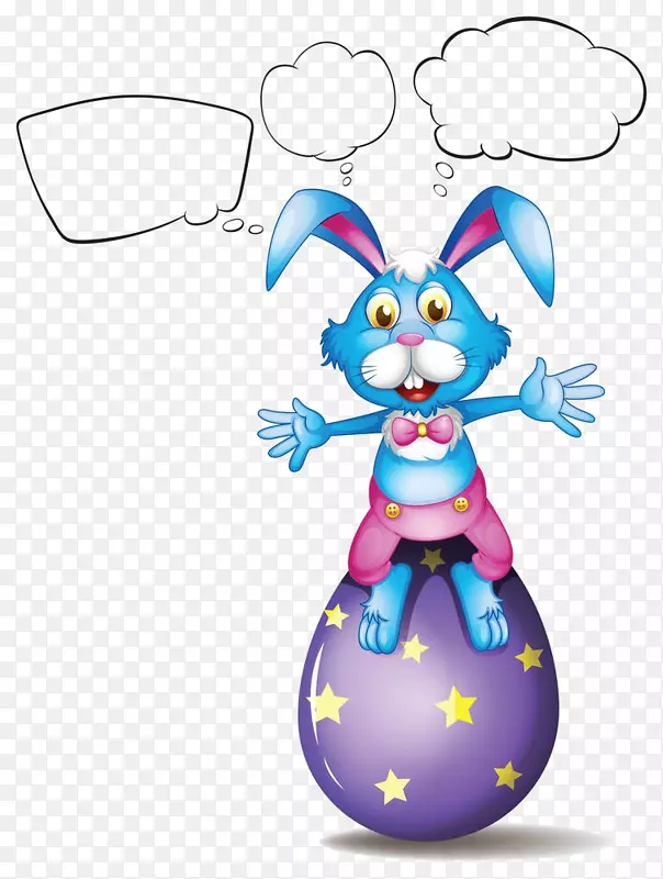 复活节兔子欧洲兔子复活节彩蛋卡通兔