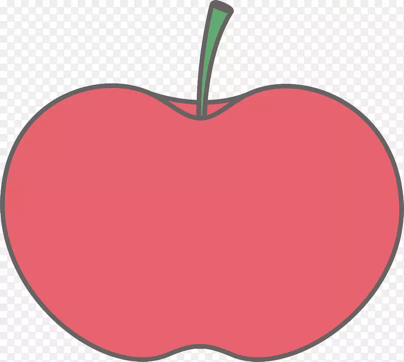 大苹果剪贴画-红色大苹果