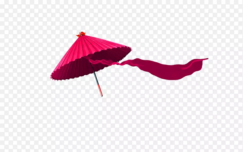 油纸伞、红蓝红和新鲜伞饰图案