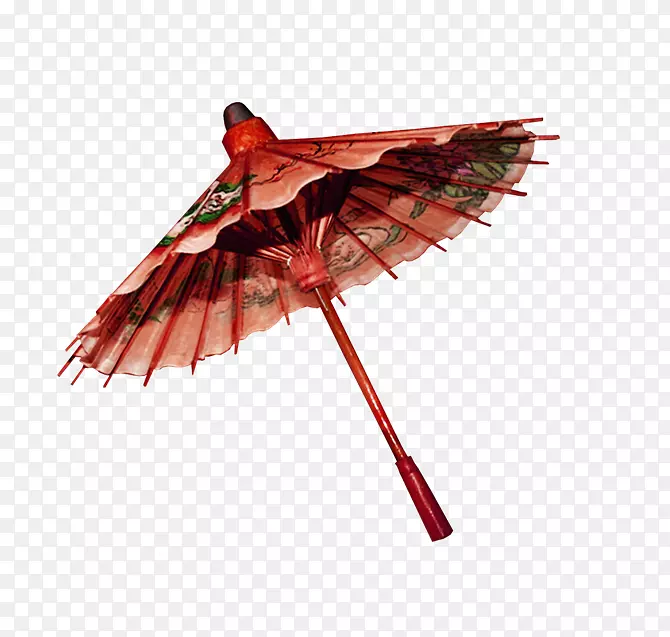 伞棕色新鲜伞饰图案