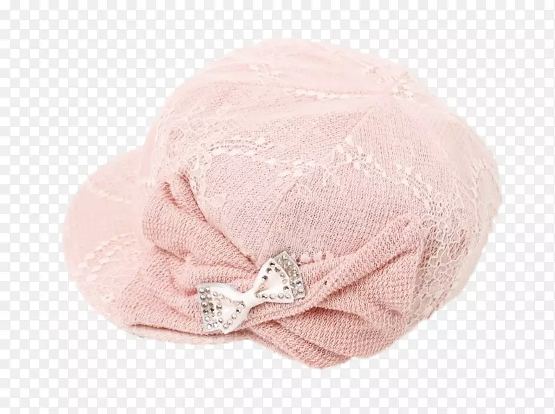 粉红帽-粉红色花帽