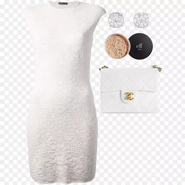 白色服装设计师-苗条气质的白色连衣裙