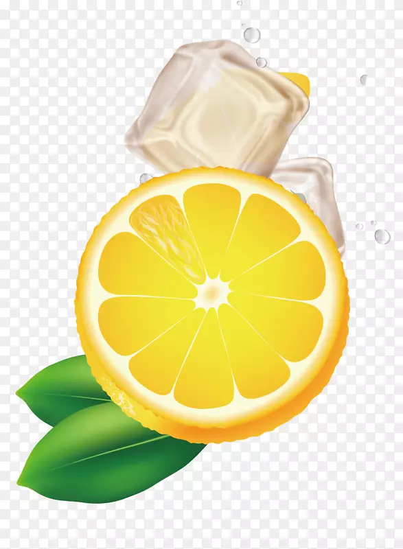 柠檬酸橙饮料.柠檬装饰设计图案
