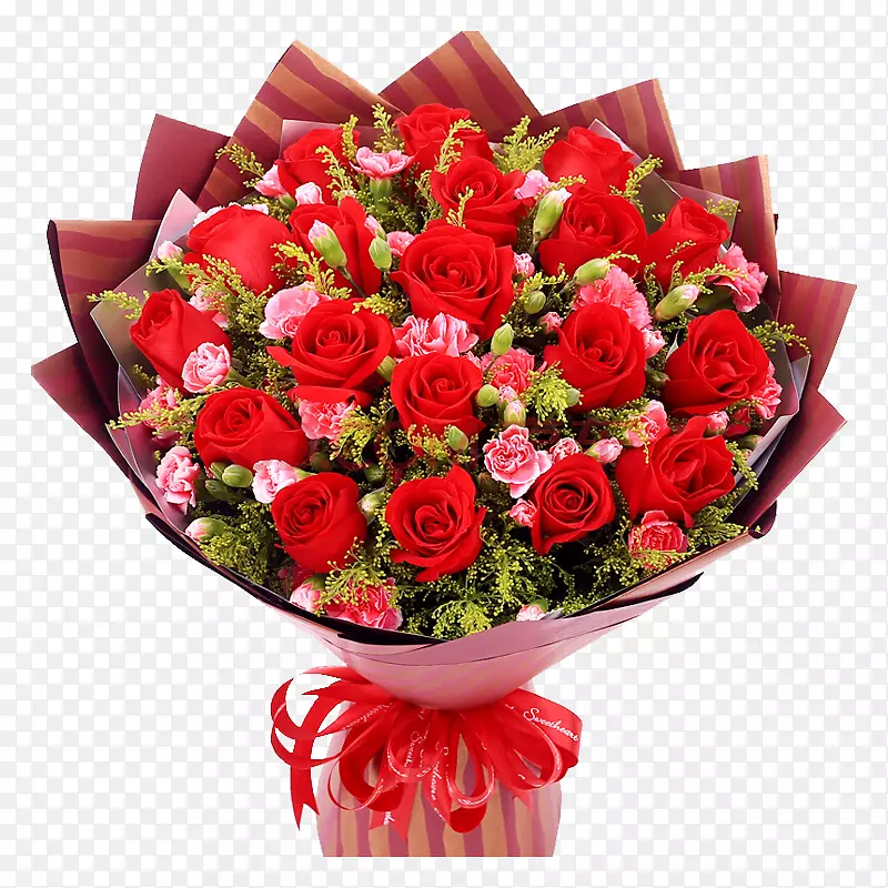 花园玫瑰沙滩玫瑰花束情人节礼物-情人节礼物玫瑰花束