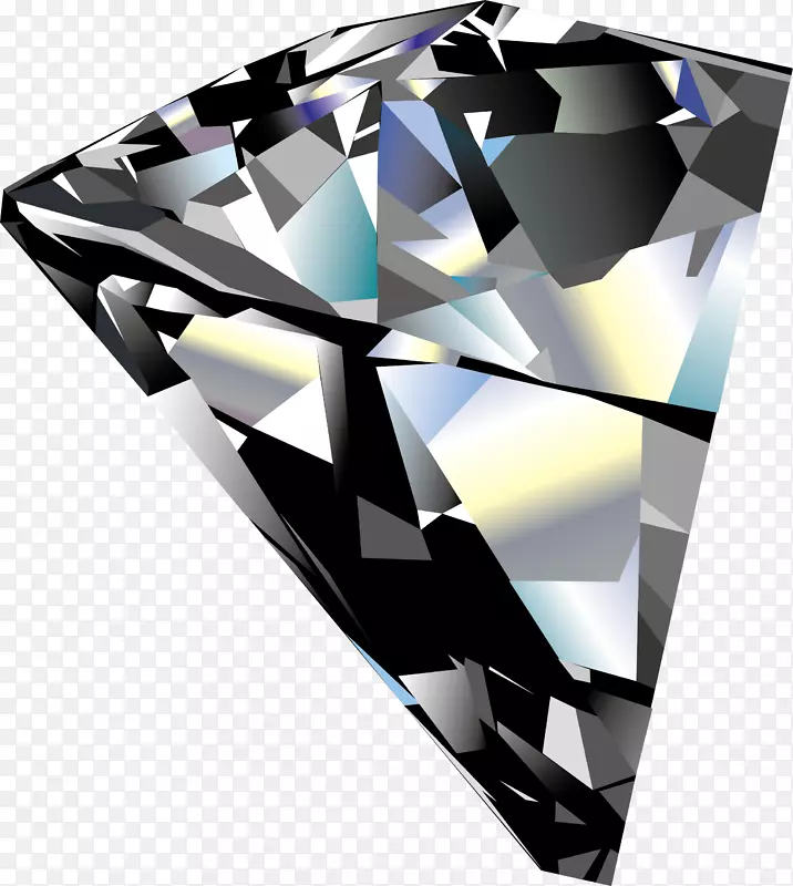 钻石才华横溢的设计师-明亮的钻石