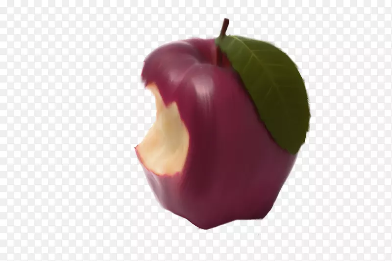 苹果曲口剪贴画.红苹果装饰图案