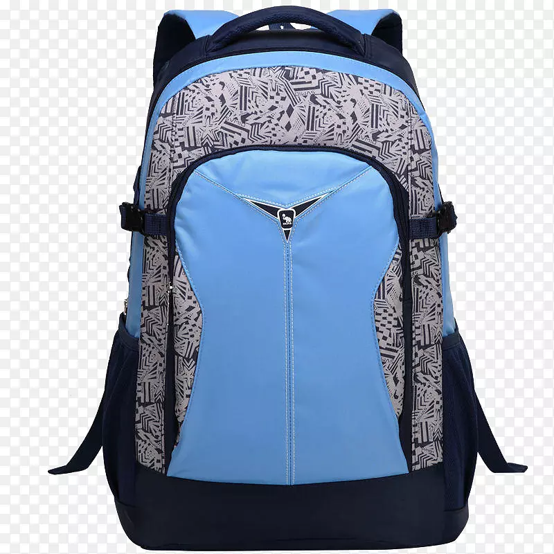 背包手提包旅行尼龙蓝袋