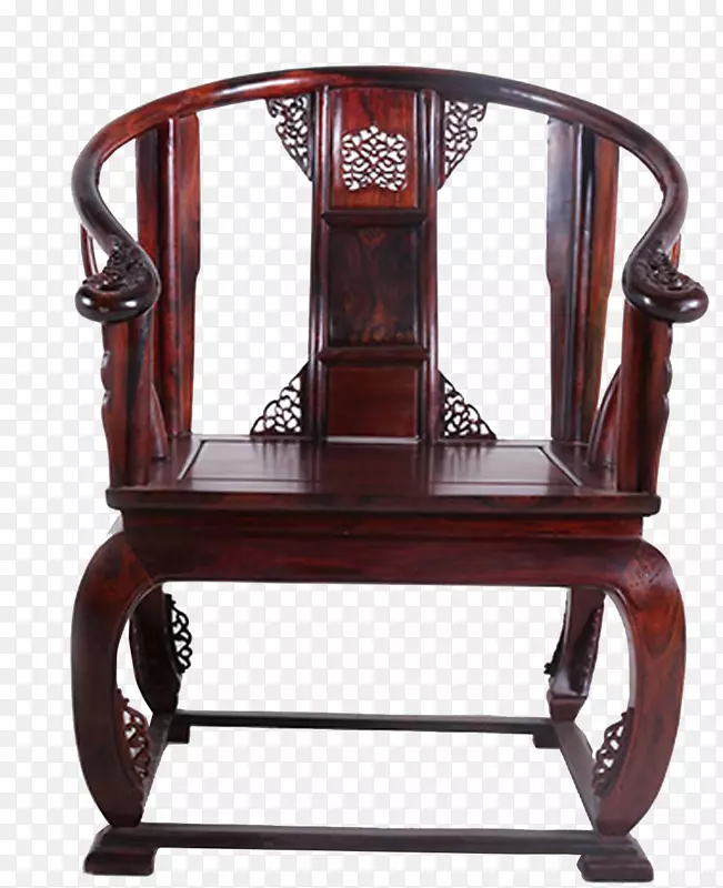 桌椅木家具-纯传统红木椅