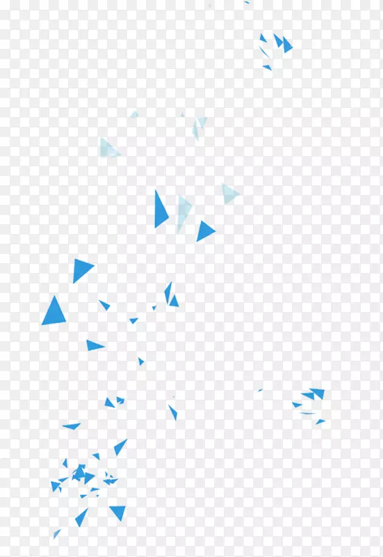三角下载-蓝色三角浮标