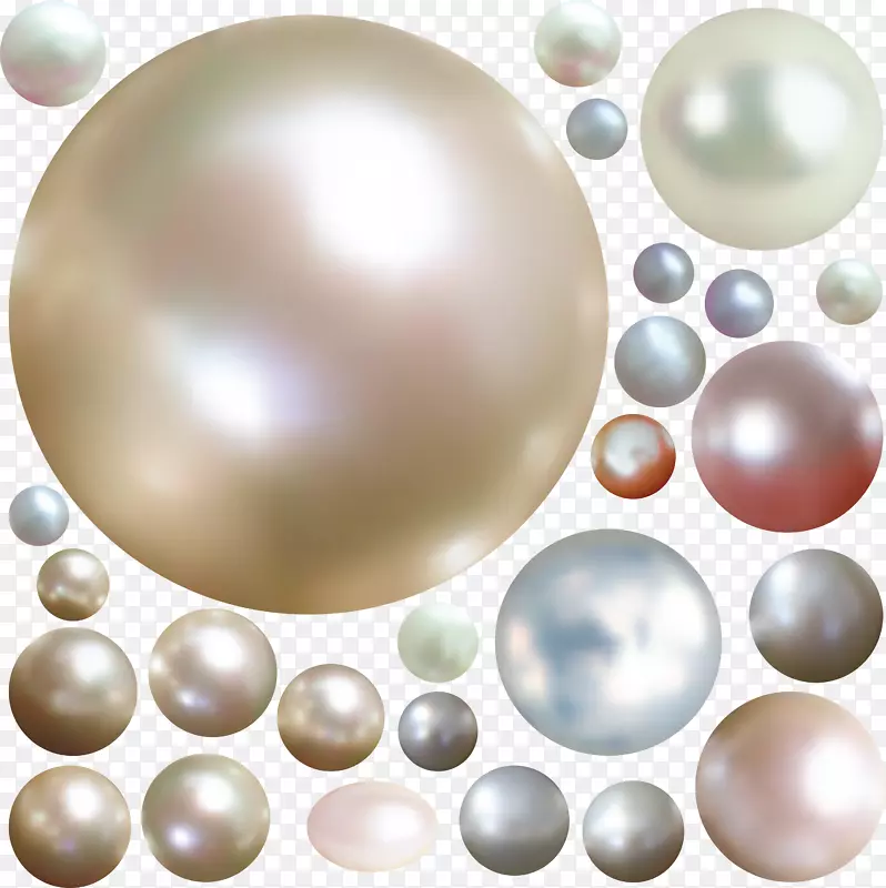 摄影珍珠粉-免费插图-钻石珍珠摄影图片，精美珍珠