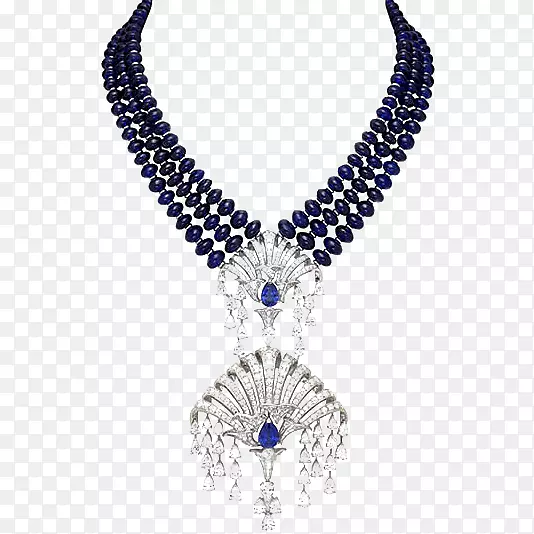 珠宝首饰设计-多扇形项链