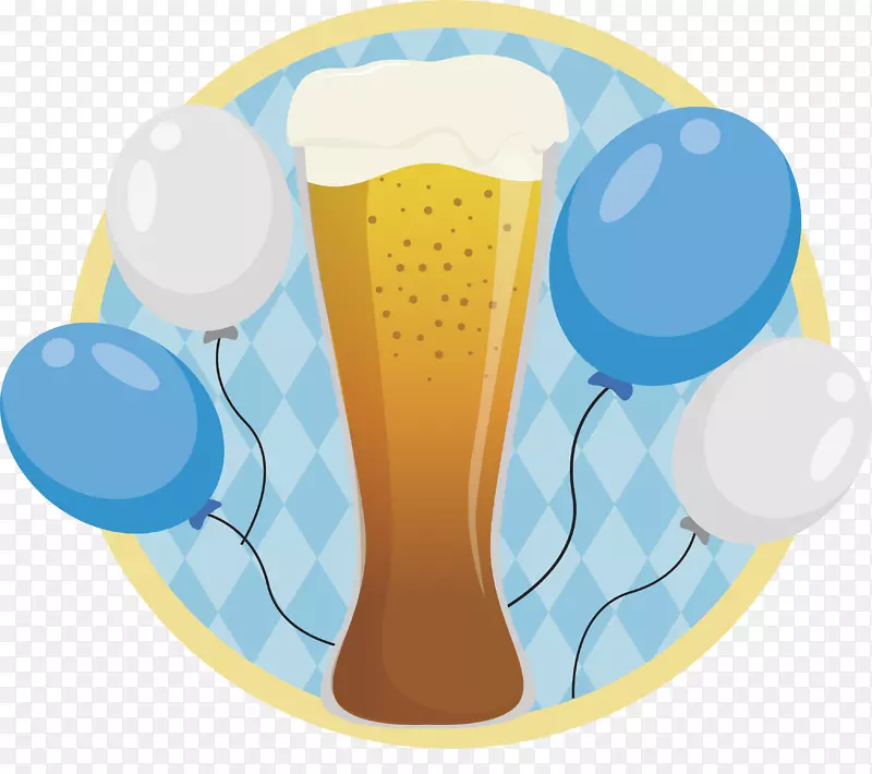 啤酒节-飞行气球啤酒节标签