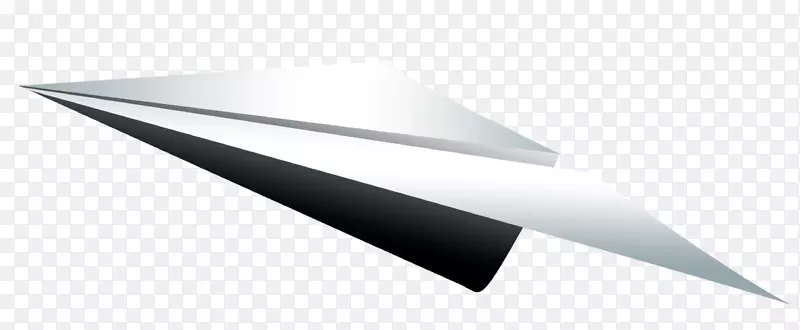 三角形灰色简易纸飞机装饰图案