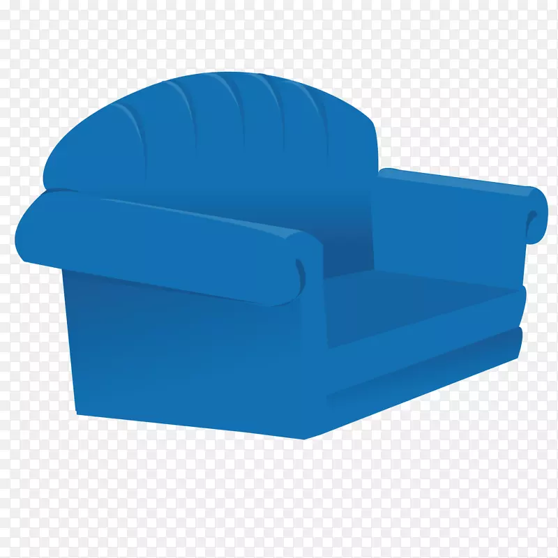 椅子沙发角-蓝色沙发