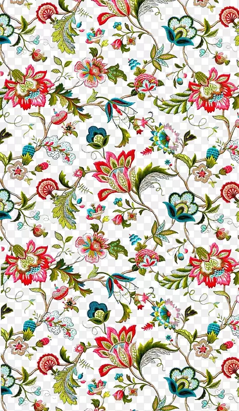 纺织品p kaufmann合同亚麻布窗帘装潢.手绘花卉背景装饰