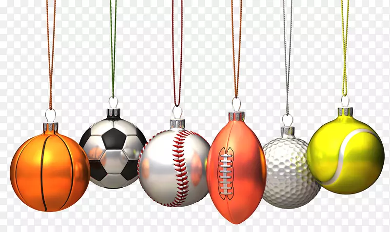 圣诞装饰运动篮球足球-球吊坠