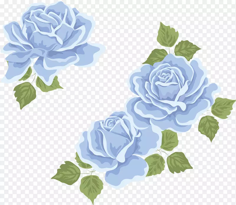 婚宴邀请花玫瑰画框-鲜蓝花