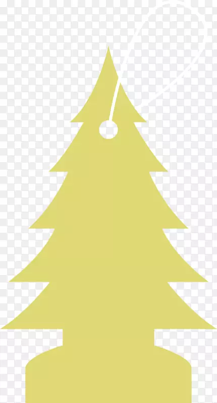 圣诞节装饰云杉圣诞树角-圣诞树卡通材料