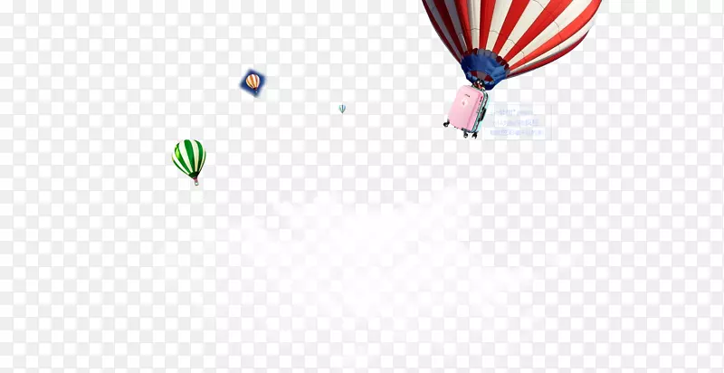 气球平面设计飞行-淘宝林克斯家居旅行袋创意人物海报