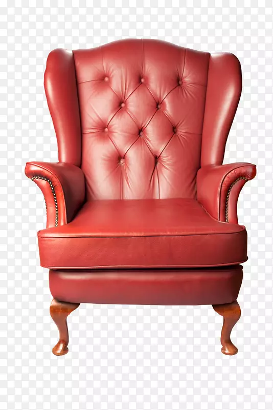 桌椅沙发家具.红色皮革沙发