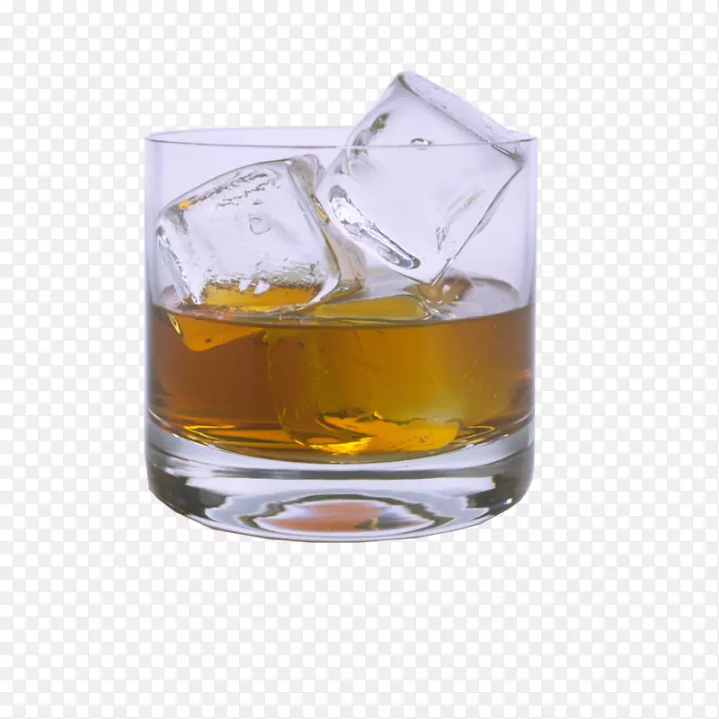 威士忌杯冰玻璃杯冰