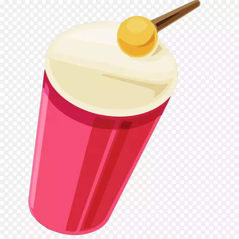 冰淇淋饮料杯.粉红包装饮料杯材料