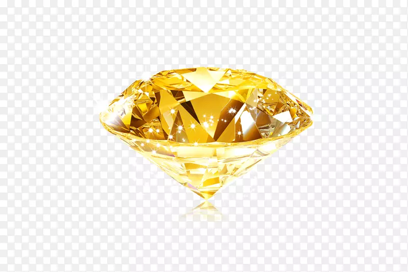 钻石戒指金宝石-黄色钻石