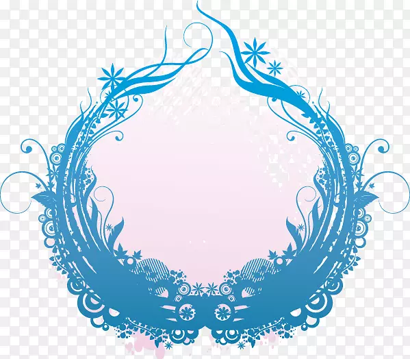 绘画剪贴画.抽象的彩色新鲜环