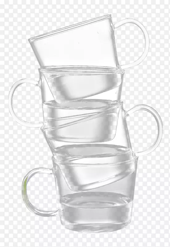玻璃杯透明半透明玻璃