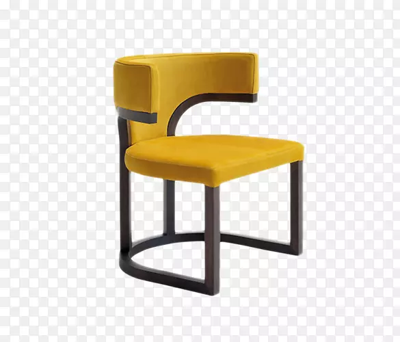 椅子家具莫比尔弗雷斯诺。家用黄色椅子
