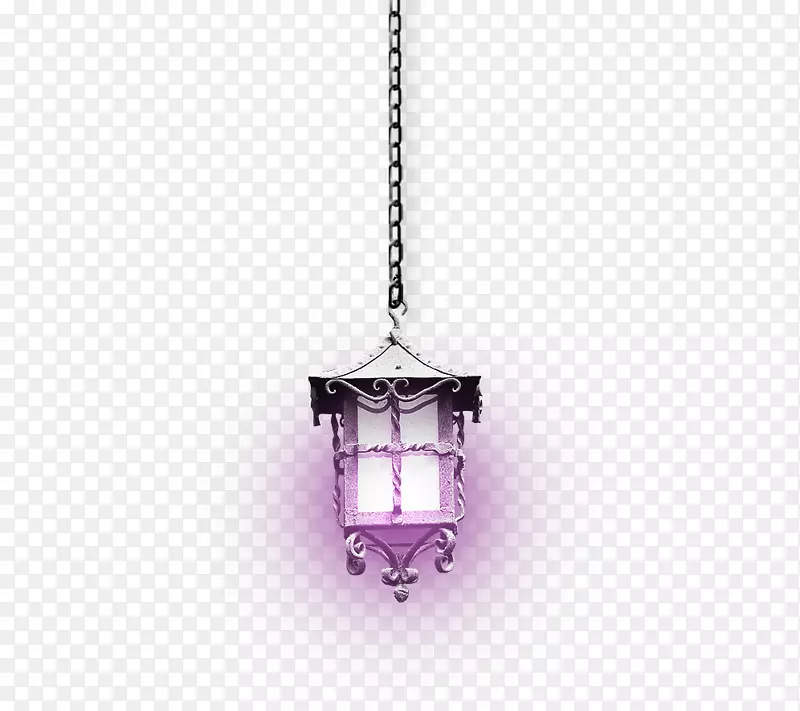 紫色室内设计服务-复古紫色吊灯