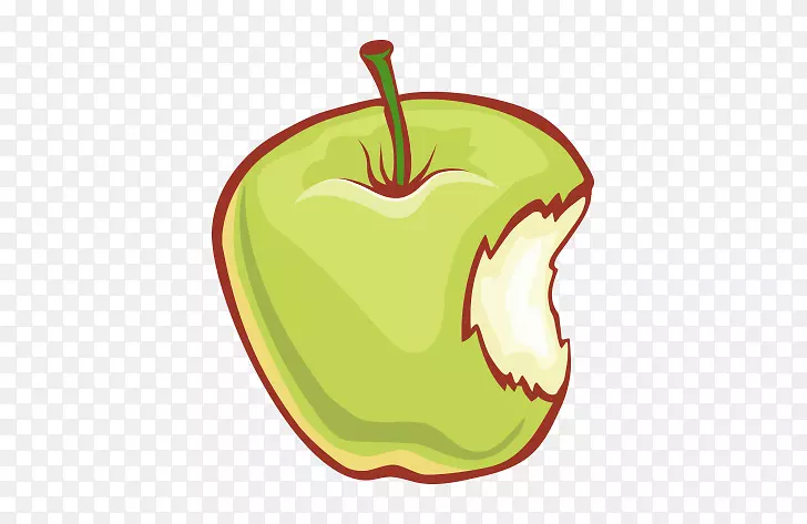 苹果插图-苹果，绿色，水果