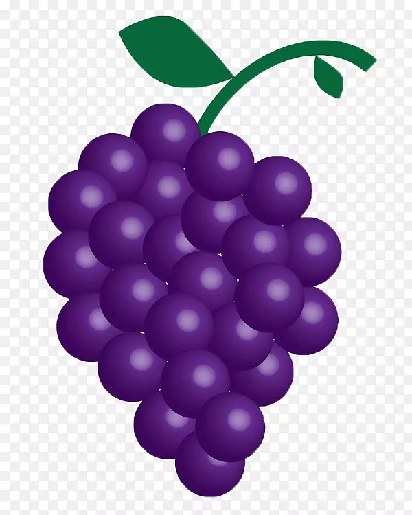葡萄籽提取物巨峰食品-紫葡萄无扣图