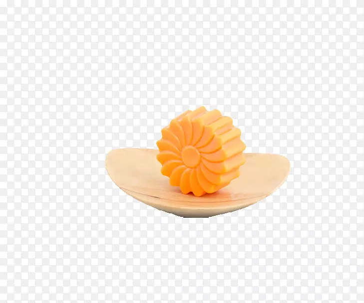 花瓣橙月饼