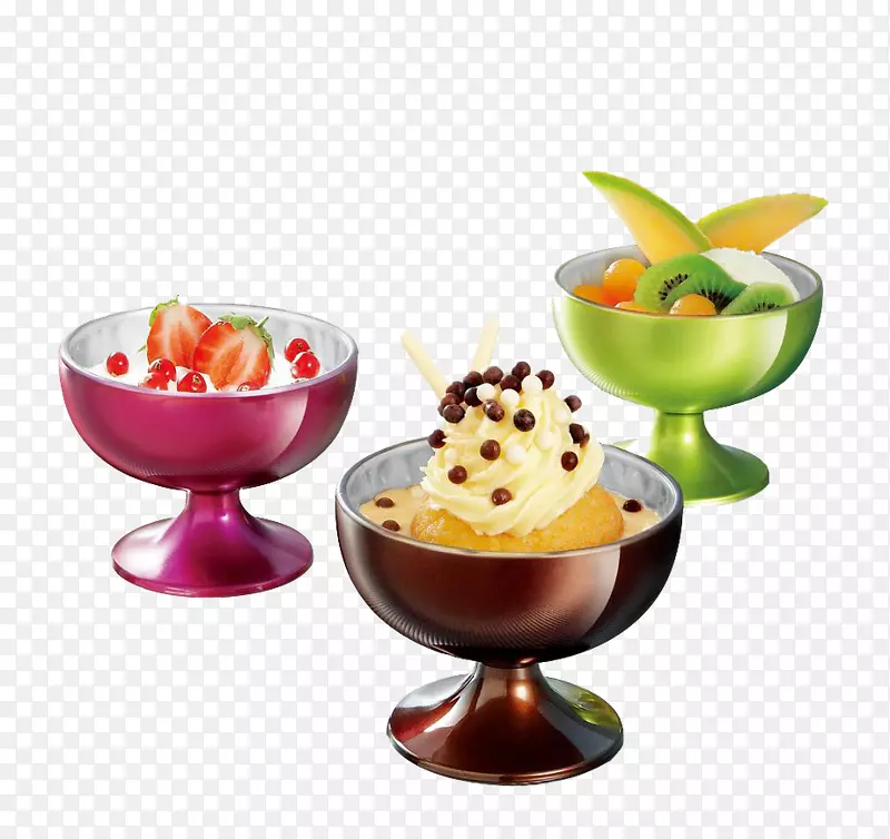 冰淇淋茶水果沙拉杯餐具冰淇淋杯