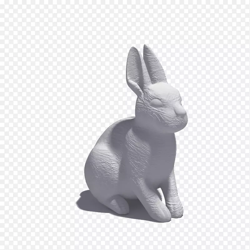 雕塑三维计算机图形三维造型塑像3DS max-兔子
