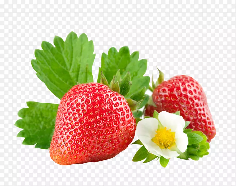 草莓果汁粉水果，草莓，鲜花，新鲜