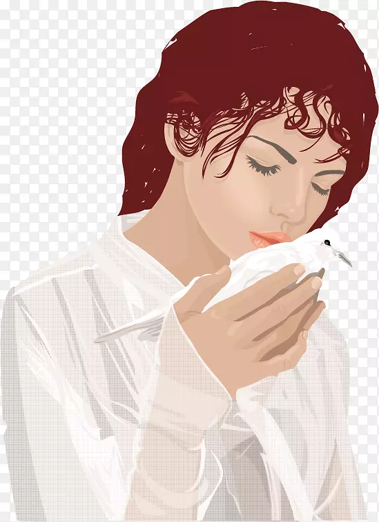 下载剪贴画-美女
