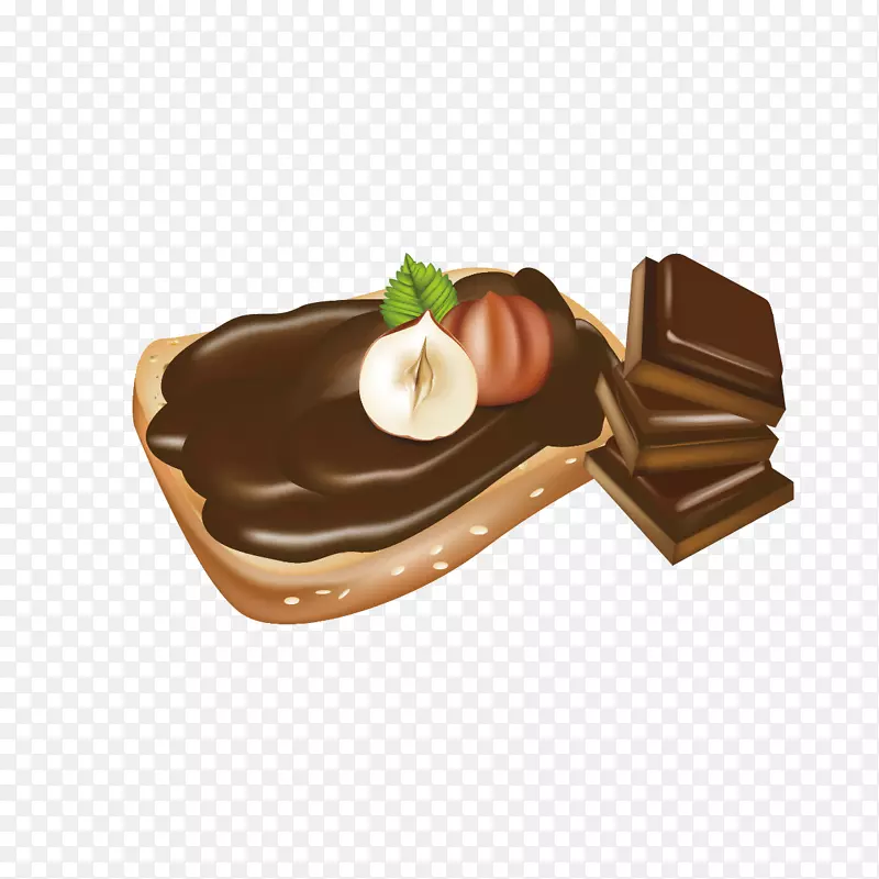 吐司巧克力面包-巧克力坚果